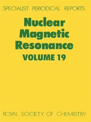 cover image of Nuclear Magnetic Resonance, Volume 19